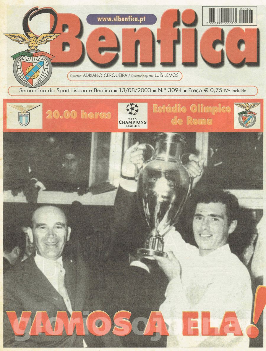 jornal o benfica 3094 2003-08-13